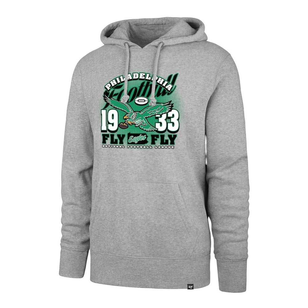Philadelphia Eagles '47 Regional Headline Pullover Hoodie - Gray - 47 brand