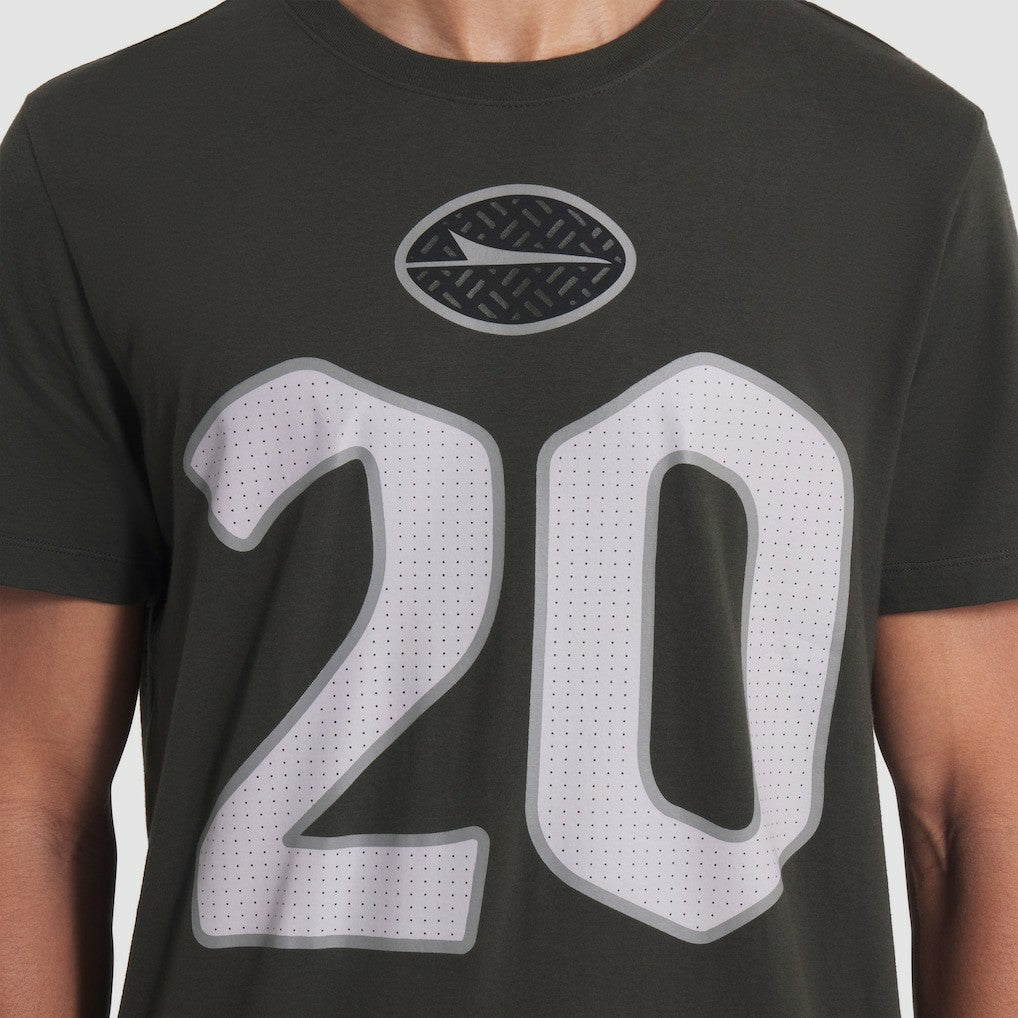 Breece Hall New York Jets 2025 Rivalries Collection Player Name & Number T-Shirt - Gotham Green - Nike