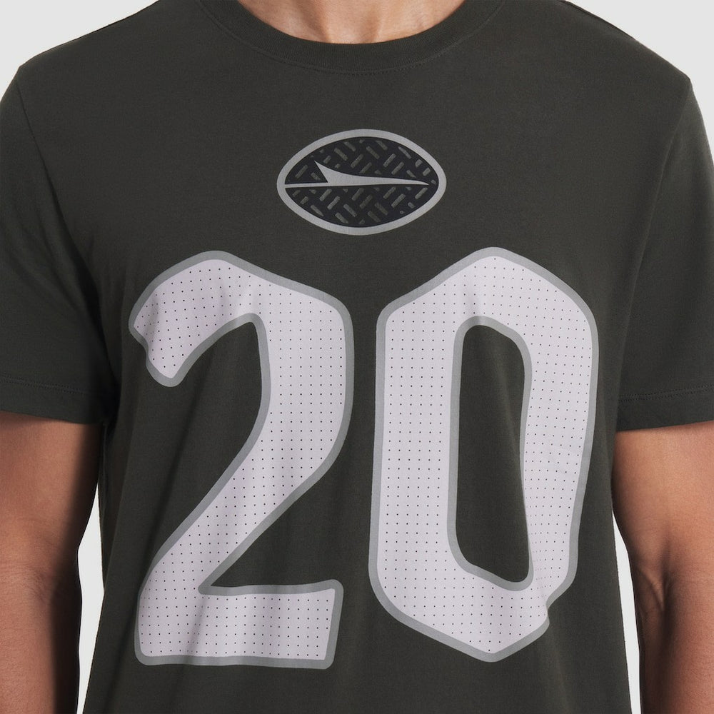 Breece Hall New York Jets 2025 Rivalries Collection Player Name & Number T-Shirt - Gotham Green - Nike