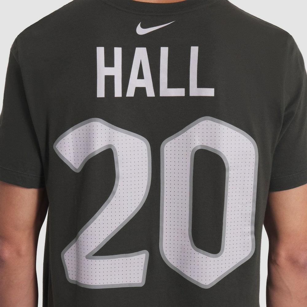Breece Hall New York Jets 2025 Rivalries Collection Player Name & Number T-Shirt - Gotham Green - Nike