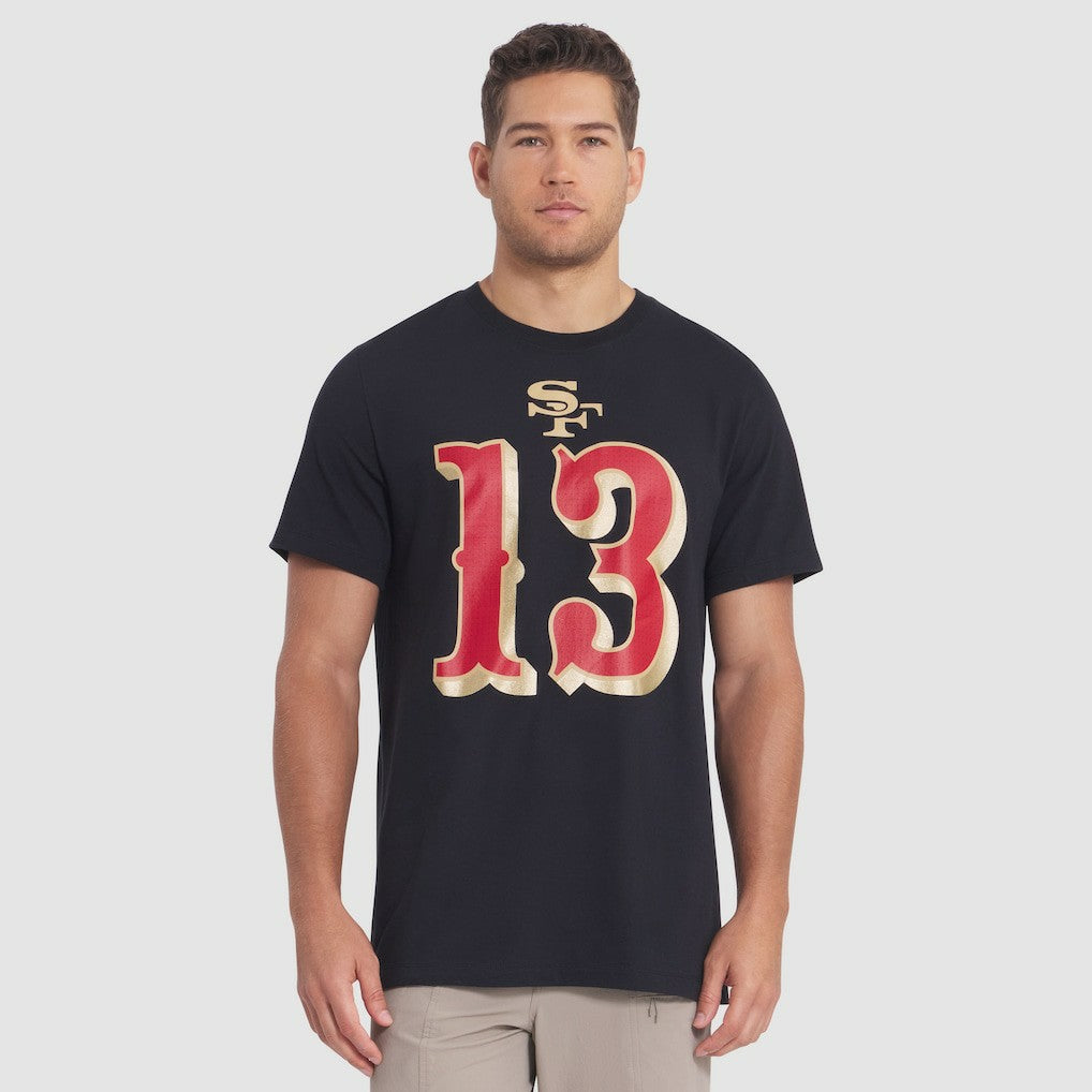 Brock Purdy San Francisco 49ers 2025 Rivalries Collection Player Name & Number T-Shirt - Black - Nike