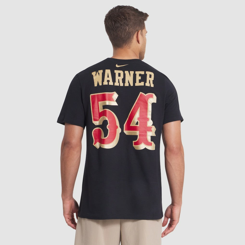 Fred Warner San Francisco 49ers 2025 Rivalries Collection Player Name & Number T-Shirt - Black - Nike