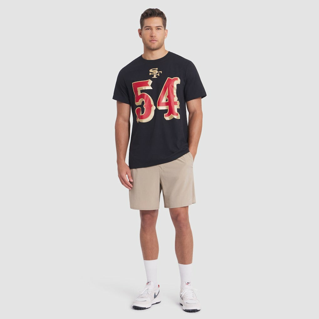 Fred Warner San Francisco 49ers 2025 Rivalries Collection Player Name & Number T-Shirt - Black - Nike