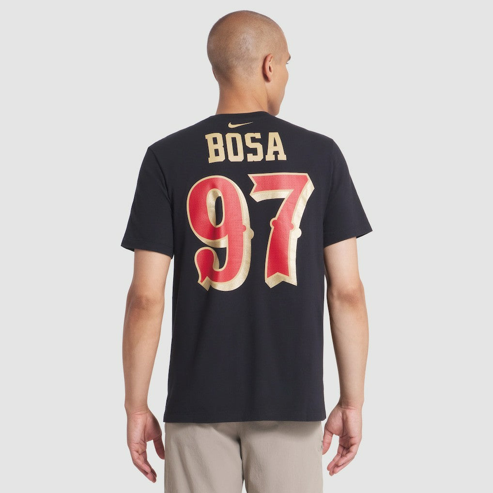 Nick Bosa San Francisco 49ers 2025 Rivalries Collection Player Name & Number T-Shirt - Black - Nike