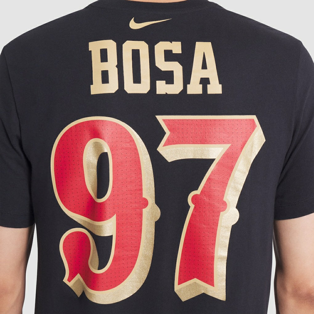 Nick Bosa San Francisco 49ers 2025 Rivalries Collection Player Name & Number T-Shirt - Black - Nike