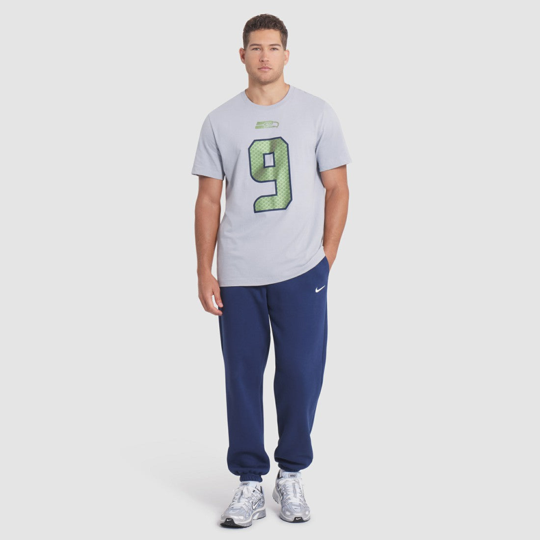 Kenneth Walker III Seattle Seahawks 2025 Rivalries Collection Player Name & Number T-Shirt - Wolf Gray - Nike