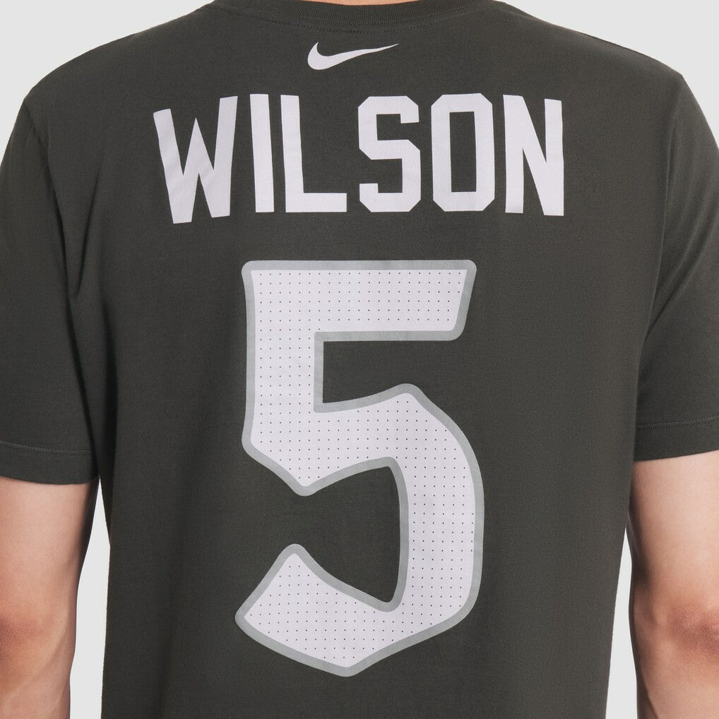 Garrett Wilson New York Jets 2025 Rivalries Collection Player Name & Number T-Shirt - Gotham Green - Nike