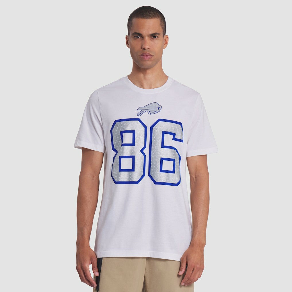Dalton Kincaid Buffalo Bills 2025 Rivalries Collection Player Name & Number T-Shirt - White - Nike
