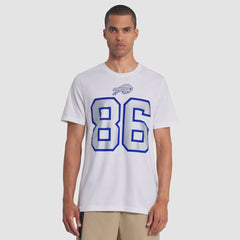 Dalton Kincaid Buffalo Bills 2025 Rivalries Collection Player Name & Number T-Shirt - White - Nike