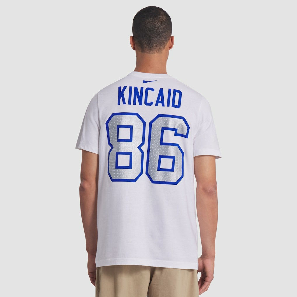Dalton Kincaid Buffalo Bills 2025 Rivalries Collection Player Name & Number T-Shirt - White - Nike