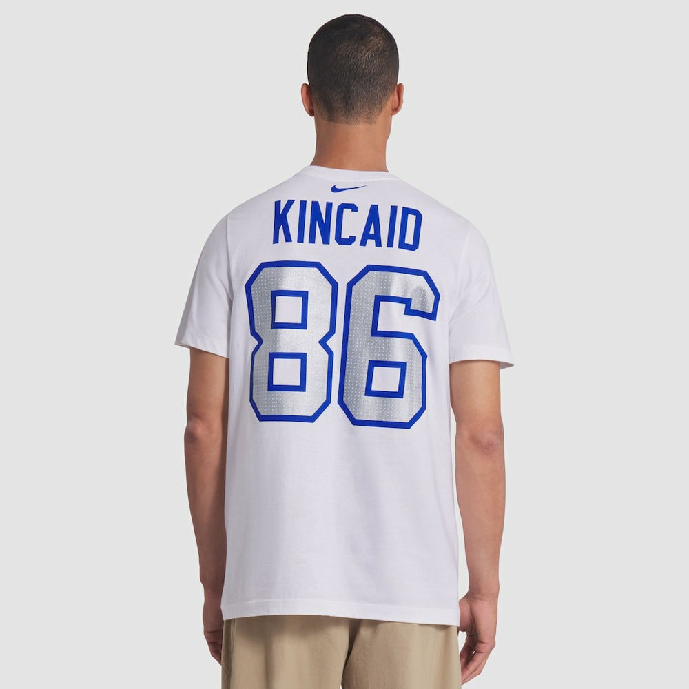Dalton Kincaid Buffalo Bills 2025 Rivalries Collection Player Name & Number T-Shirt - White - Nike