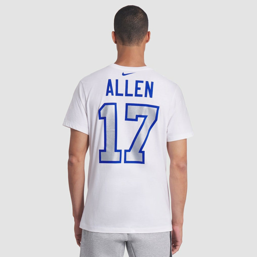Josh Allen Buffalo Bills 2025 Rivalries Collection Player Name & Number T-Shirt - White - Nike