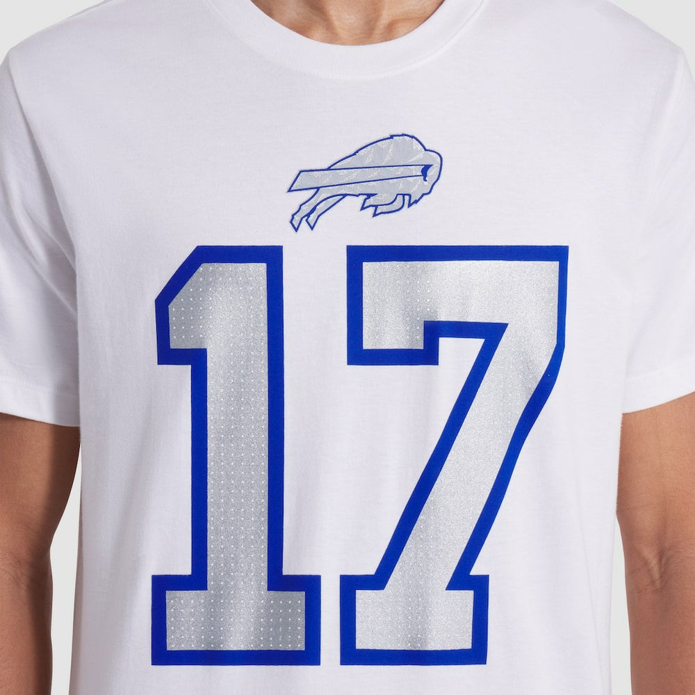 Josh Allen Buffalo Bills 2025 Rivalries Collection Player Name & Number T-Shirt - White - Nike
