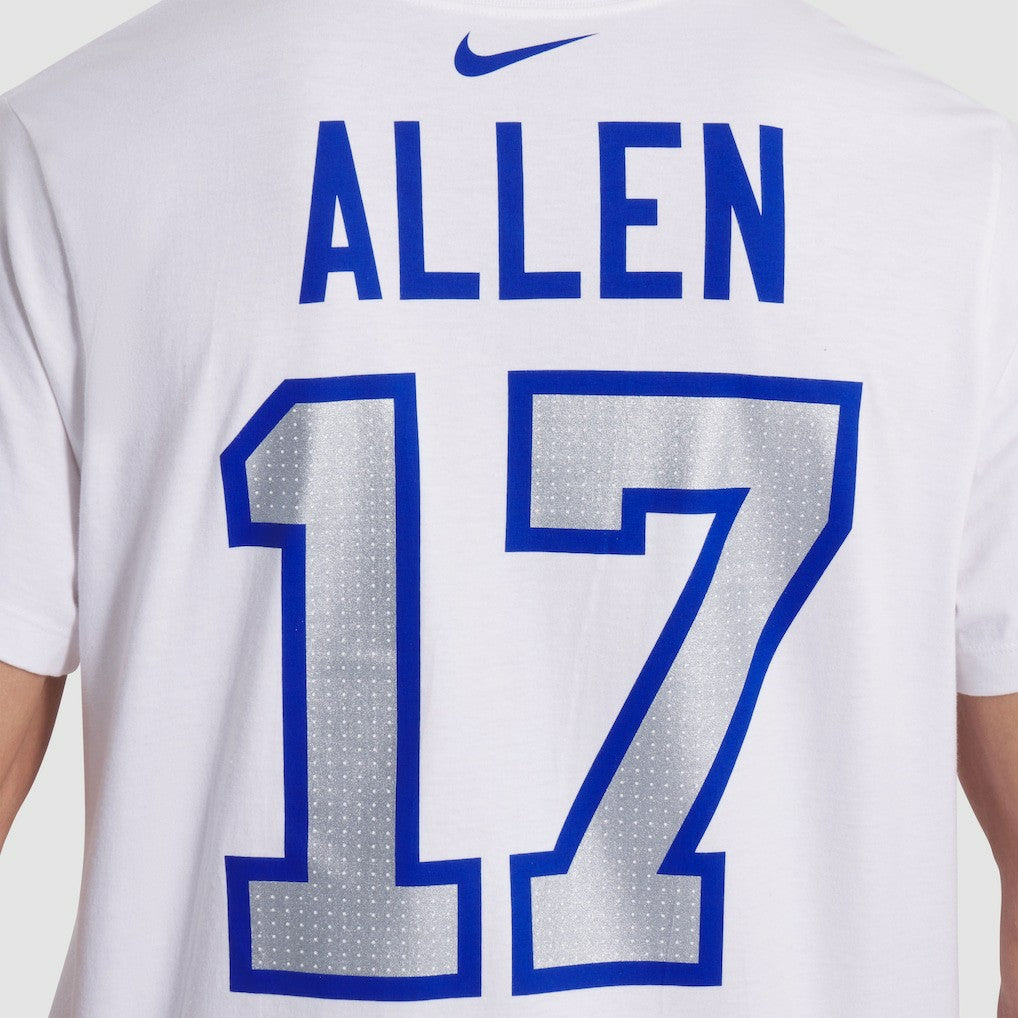 Josh Allen Buffalo Bills 2025 Rivalries Collection Player Name & Number T-Shirt - White - Nike