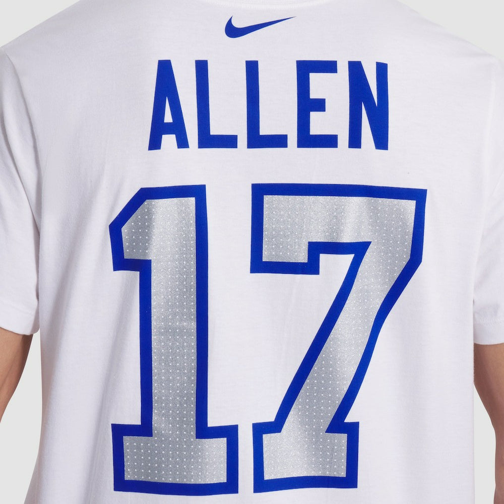 Josh Allen Buffalo Bills 2025 Rivalries Collection Player Name & Number T-Shirt - White - Nike