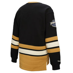 Vegas Golden Knights Mitchell & Ness Women's Heritage Lace-Up Pullover Sweatshirt - Black | NHL on sale