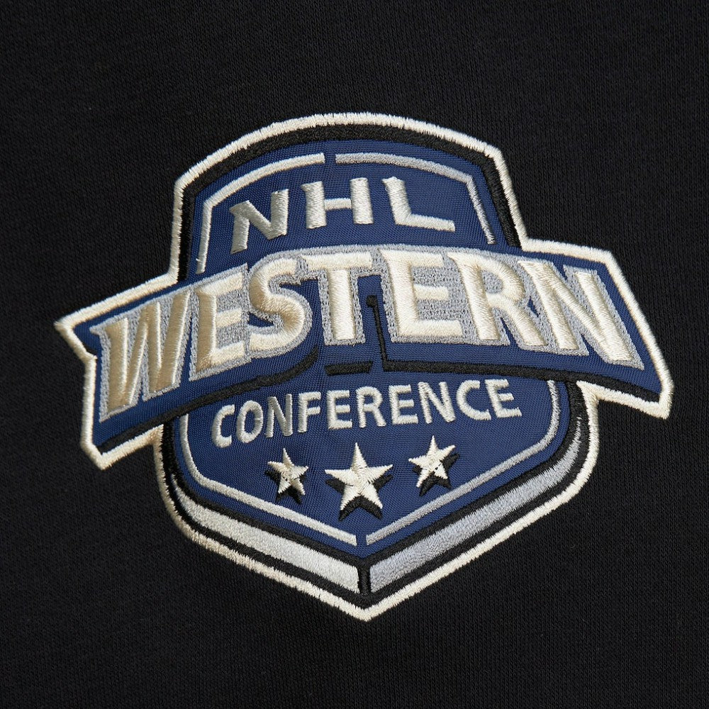 Vegas Golden Knights Mitchell & Ness Women's Heritage Lace-Up Pullover Sweatshirt - Black | NHL on sale