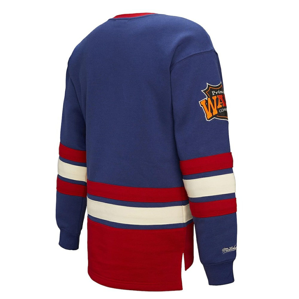 New York Rangers Mitchell & Ness Women's Heritage Lace-Up Pullover Sweatshirt - Blue | NHL near me