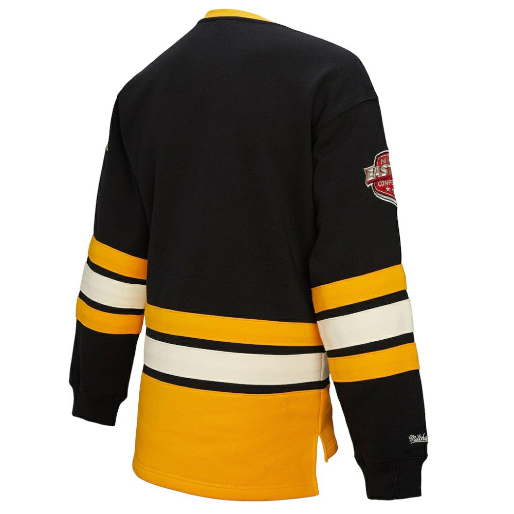 Boston Bruins Mitchell & Ness Women's Heritage Lace-Up Pullover Sweatshirt - Black | NHL near me