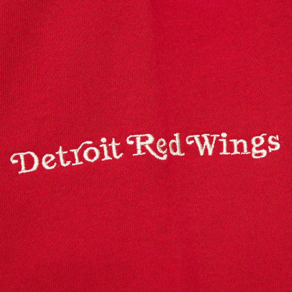 Detroit Red Wings Mitchell & Ness Women's Heritage Lace-Up Pullover Sweatshirt - Red | NHL discount