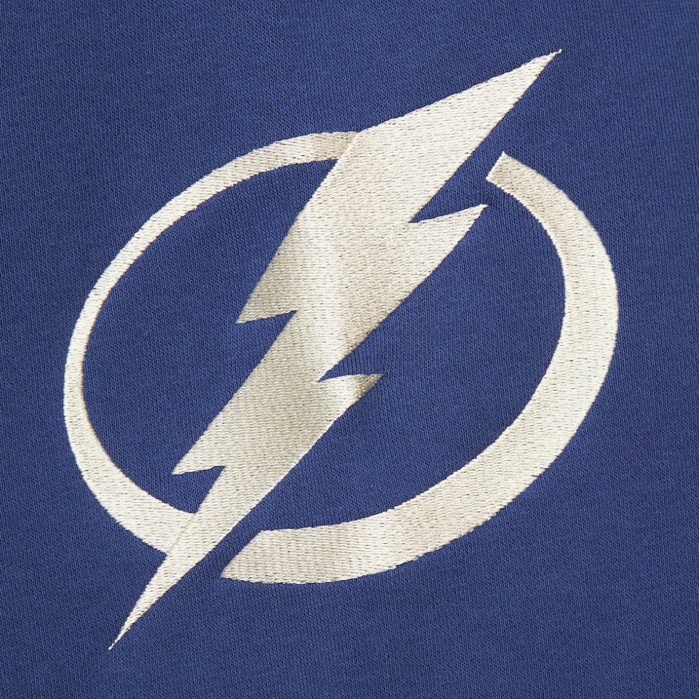 Tampa Bay Lightning Mitchell & Ness Women's Heritage Lace-Up Pullover Sweatshirt - Blue | NHL online