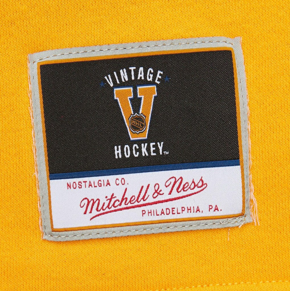 Pittsburgh Penguins Mitchell & Ness Women's Heritage Lace-Up Pullover Sweatshirt - Black | NHL on sale