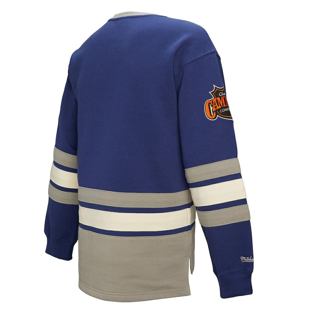Toronto Maple Leafs Mitchell & Ness Women's Heritage Lace-Up Pullover Sweatshirt - Blue | NHL discount