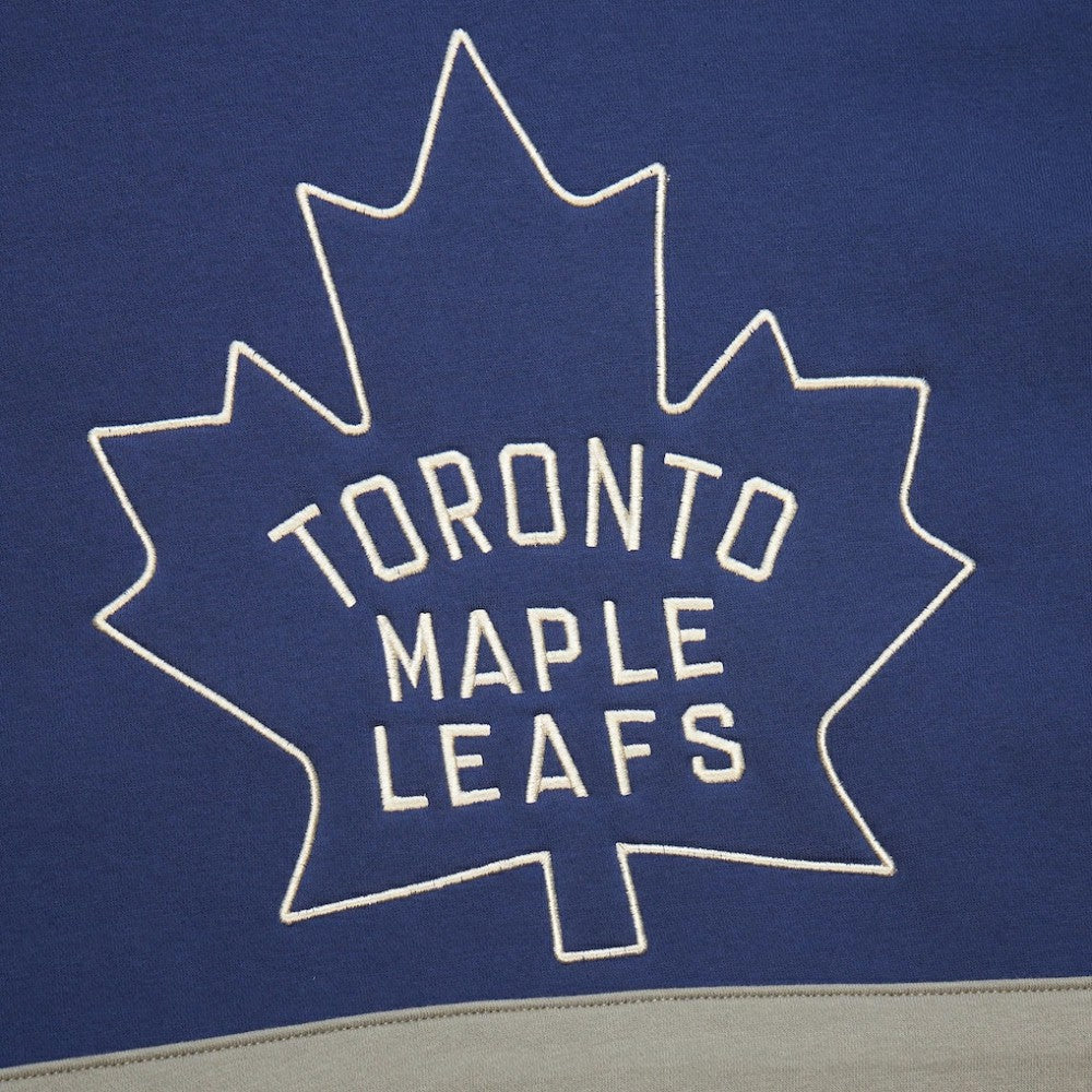Toronto Maple Leafs Mitchell & Ness Women's Heritage Lace-Up Pullover Sweatshirt - Blue | NHL discount