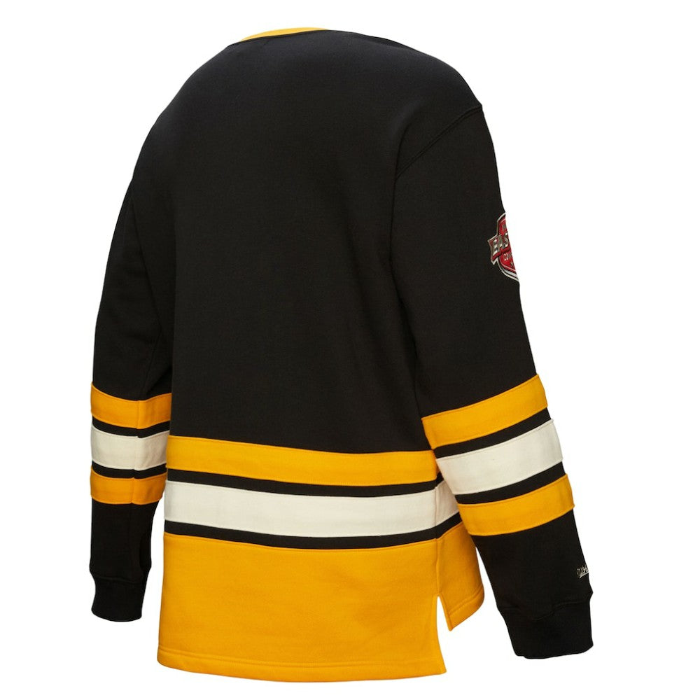 Boston Bruins Heritage Lace-Up Pullover Sweatshirt - Black | NHL on sale