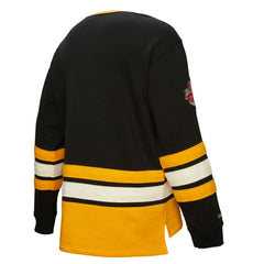 Boston Bruins Heritage Lace-Up Pullover Sweatshirt - Black | NHL on sale