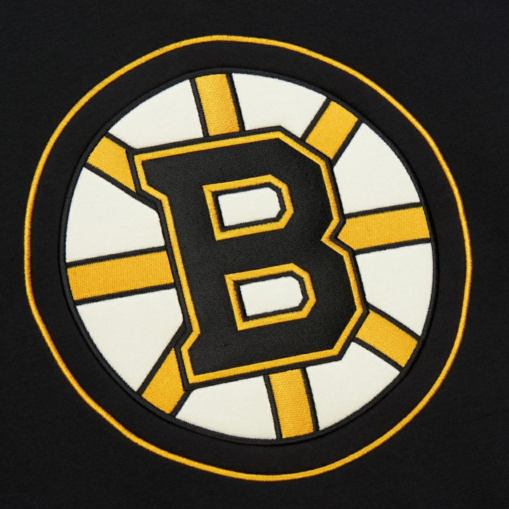 Boston Bruins Heritage Lace-Up Pullover Sweatshirt - Black | NHL on sale