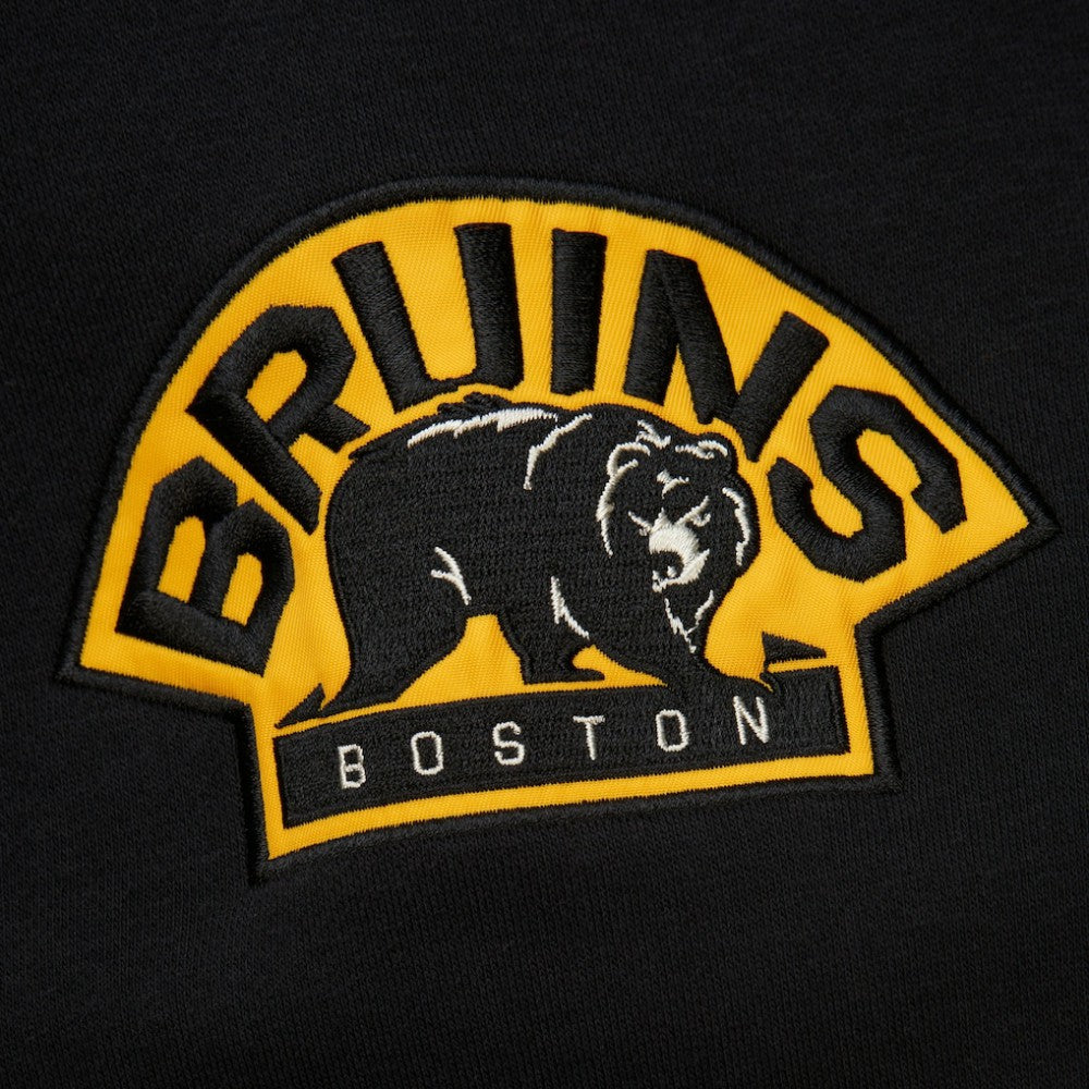 Boston Bruins Heritage Lace-Up Pullover Sweatshirt - Black | NHL on sale