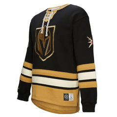 Vegas Golden Knights Heritage Lace-Up Pullover Sweatshirt - Black | NHL near me