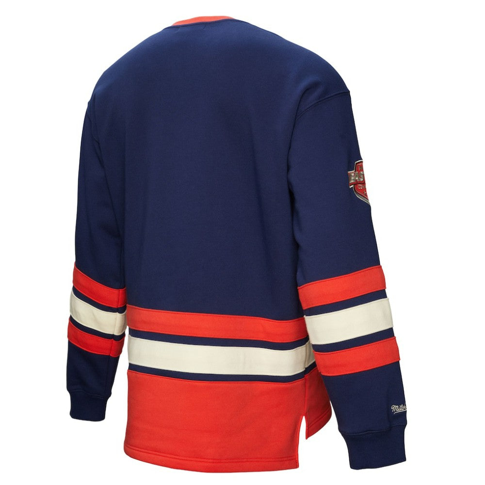 Washington Capitals Heritage Lace-Up Pullover Sweatshirt - Navy | NHL sale
