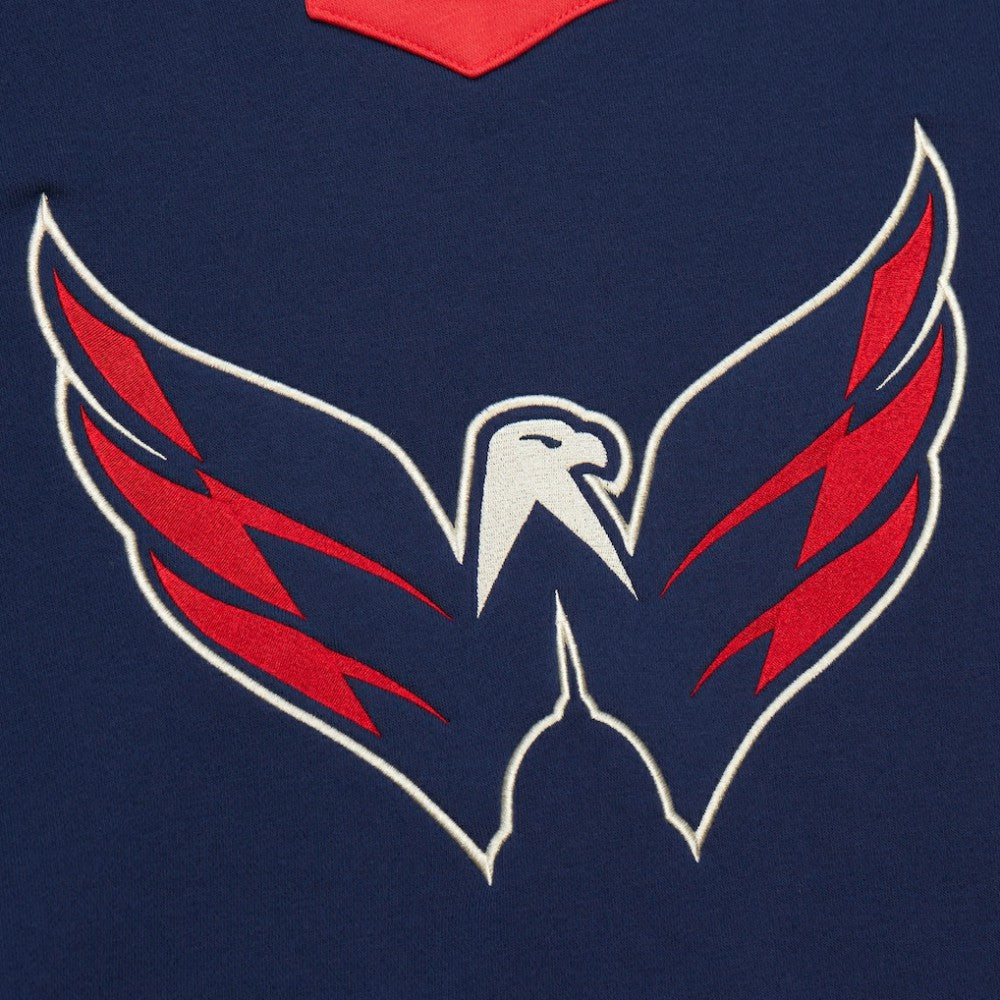 Washington Capitals Heritage Lace-Up Pullover Sweatshirt - Navy | NHL sale