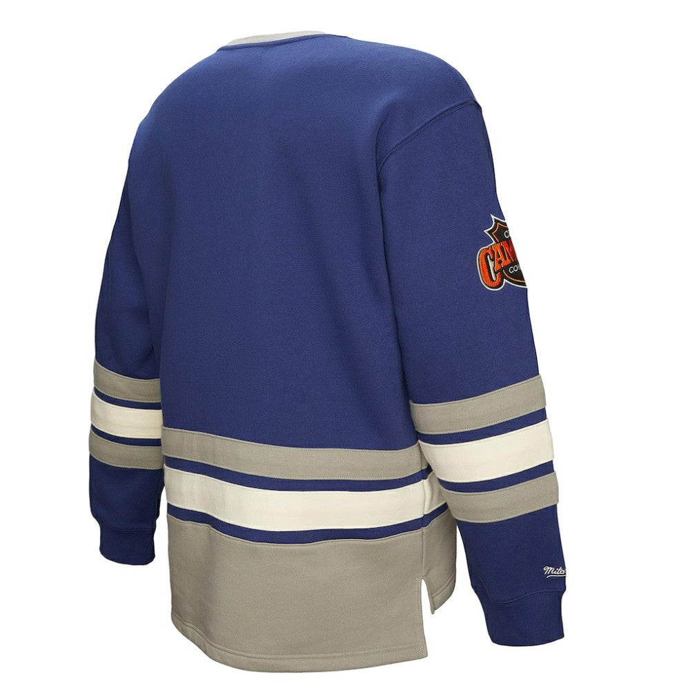 Toronto Maple Leafs Heritage Lace-Up Pullover Sweatshirt - Blue | NHL on sale