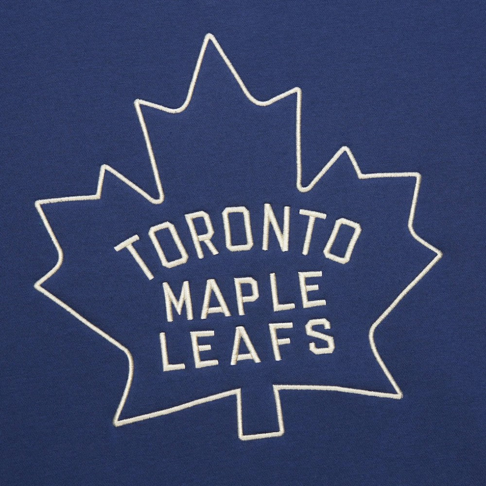 Toronto Maple Leafs Heritage Lace-Up Pullover Sweatshirt - Blue | NHL on sale