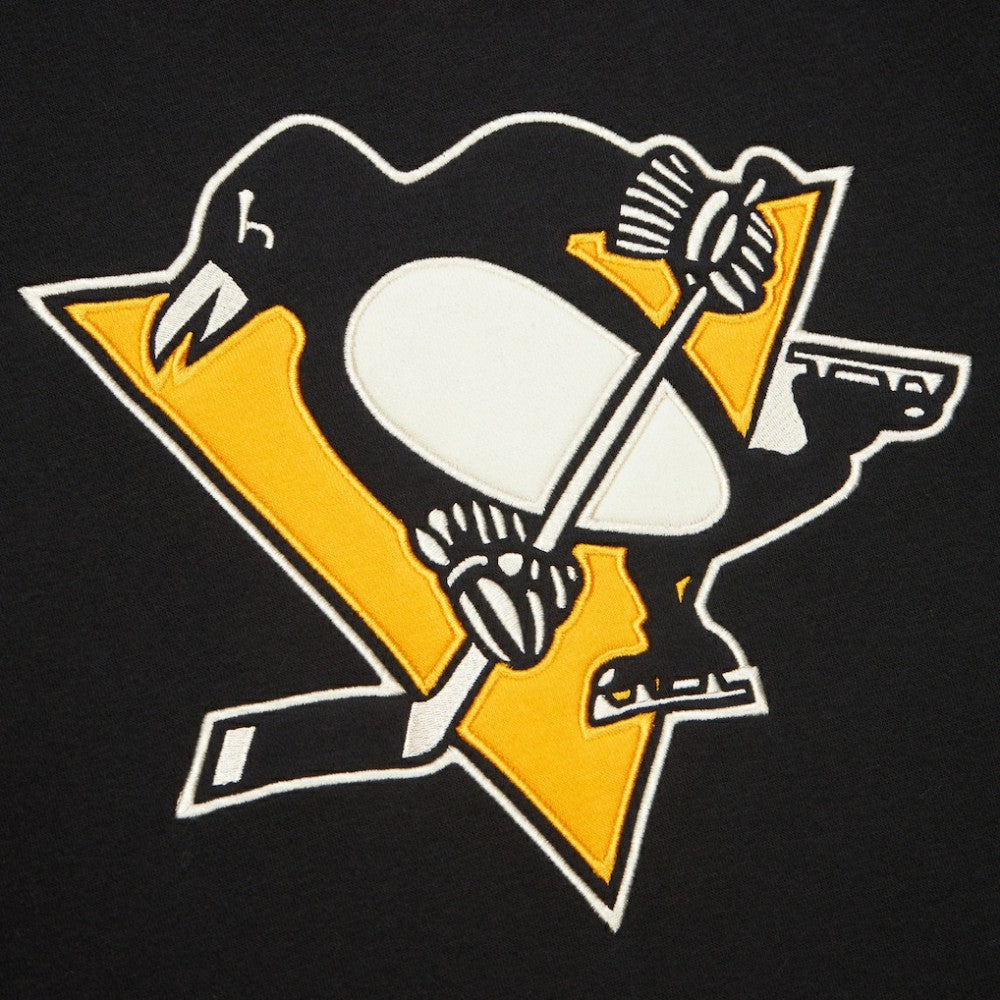 Pittsburgh Penguins Heritage Lace-Up Pullover Sweatshirt - Black | NHL discount