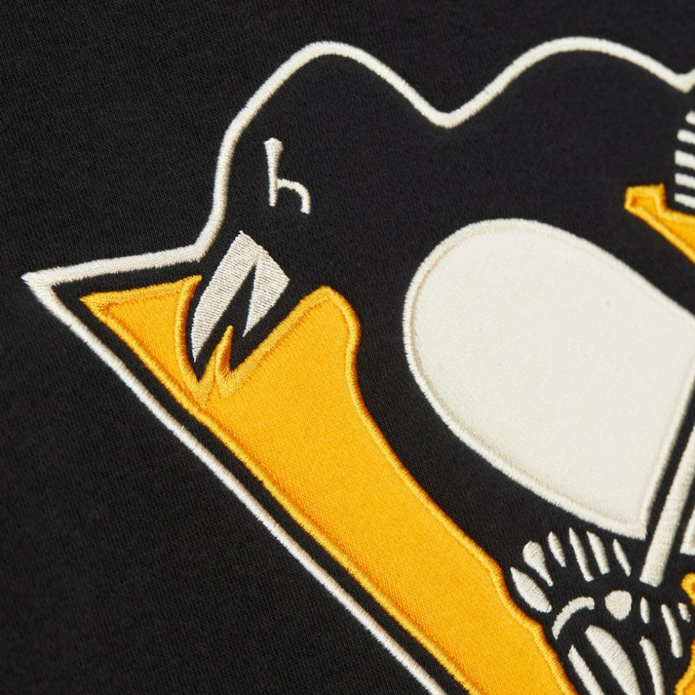 Pittsburgh Penguins Heritage Lace-Up Pullover Sweatshirt - Black | NHL discount