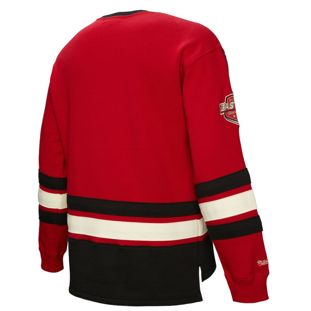 New Jersey Devils Heritage Lace-Up Pullover Sweatshirt - Red | NHL online