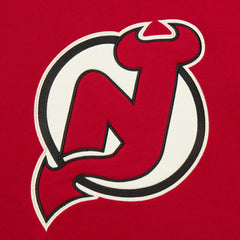 New Jersey Devils Heritage Lace-Up Pullover Sweatshirt - Red | NHL online