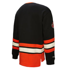 Philadelphia Flyers Heritage Lace-Up Pullover Sweatshirt - Black | NHL online