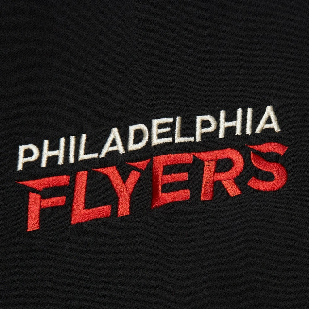 Philadelphia Flyers Heritage Lace-Up Pullover Sweatshirt - Black | NHL online
