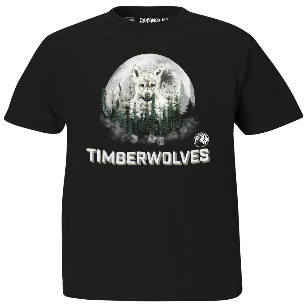 Minnesota Timberwolves Stadium Essentials Youth Mascot T-Shirt Black