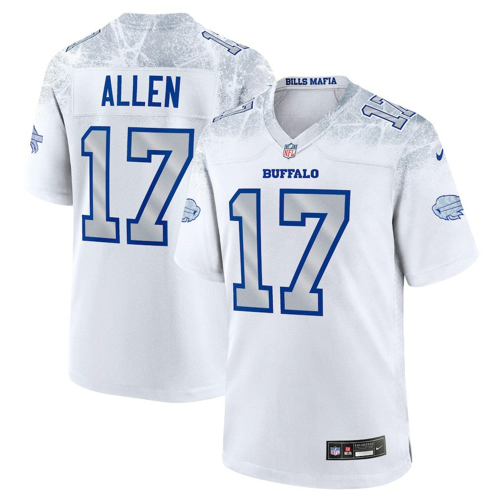 Josh Allen Buffalo Bills 2025 Rivalries Collection Game Jersey - White - Nike