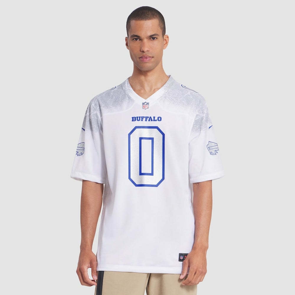 Keon Coleman Buffalo Bills 2025 Rivalries Collection Game Jersey - White - Nike