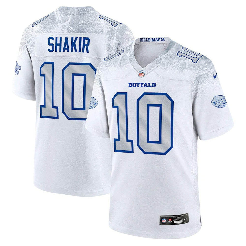 Khalil Shakir Buffalo Bills 2025 Rivalries Collection Game Jersey - White - Nike