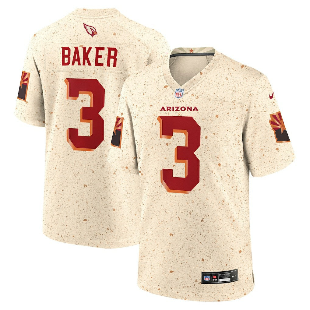 Budda Baker Arizona Cardinals 2025 Rivalries Collection Game Jersey - Natural - Nike