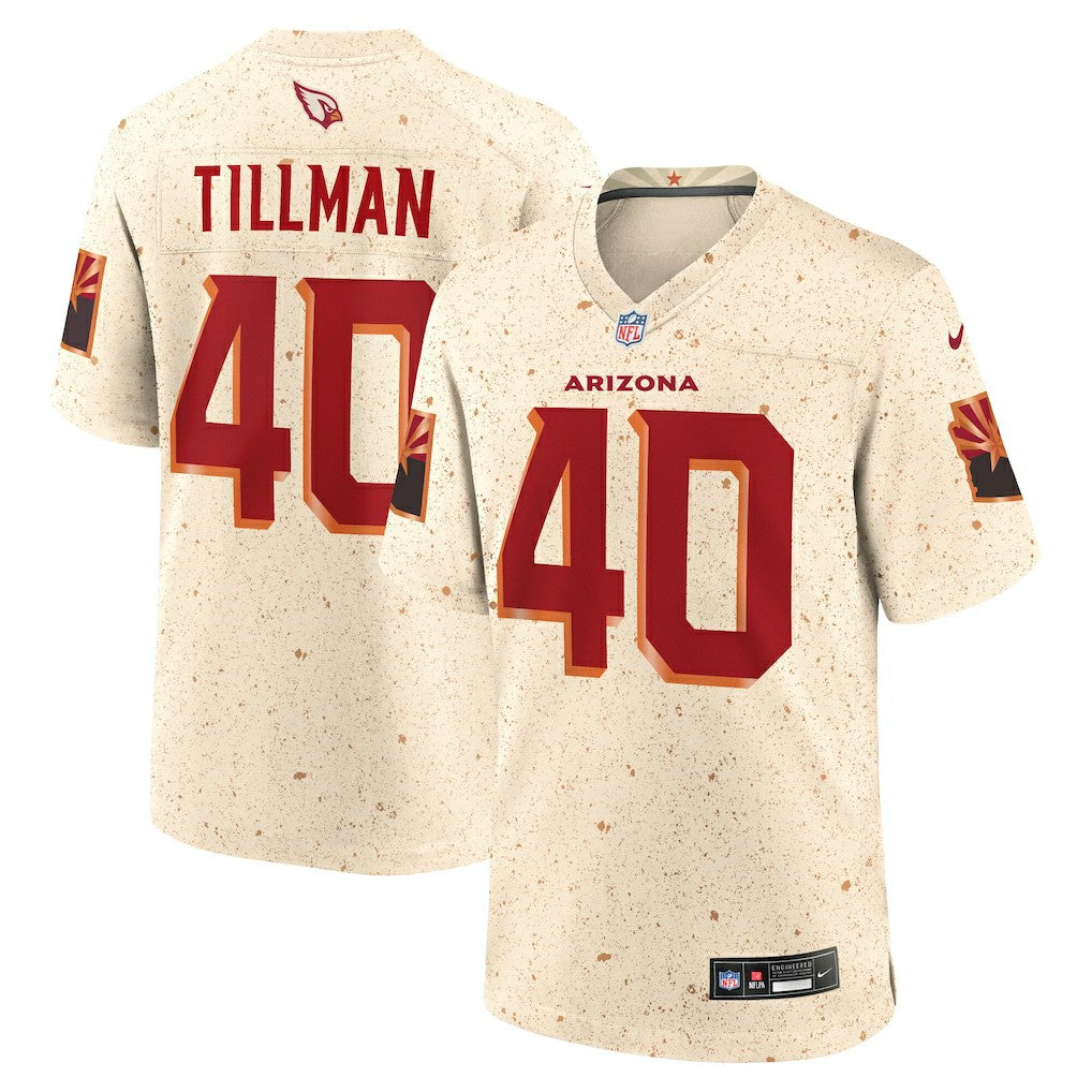 Pat Tillman Arizona Cardinals 2025 Rivalries Collection Retired Player Game Jersey - Natural - Nike