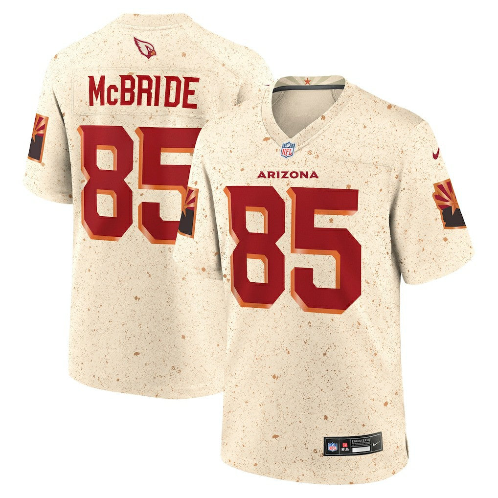 Trey McBride Arizona Cardinals 2025 Rivalries Collection Game Jersey - Natural - Nike
